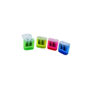 Apontador Plástico - Coletor Box - Duplo - Onda.