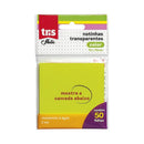Bloco Adesivo Transparente - 75x75mm C/ 50 Fls - Tris