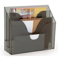 Organizador Triplo Office - 3 Compartimentos - Colorido - Waleu