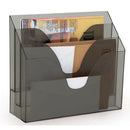 Organizador Triplo Office - 3 Compartimentos - Colorido - Waleu