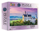 Puzzle Volta ao Mundo - Castelo de Neuschw Anstein Alemanha - 1000 Peças - Uriarte