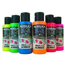 Tinta Acrílica - Fluorescente - 60ml - Acrilex.