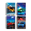 Caderno - 10 Matérias - Silver Tuning - 160 Fls - São Domingos.