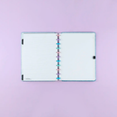Caderno - Lets Glitter Ocean Blue - Grande - Caderno Inteligente