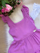 Vestido Banana Club Mariana Modinha Lilas