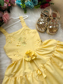 Vestido Blogueirinha Cecilia Amarelo