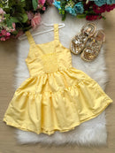 Vestido Blogueirinha Cecilia Amarelo