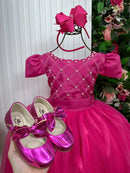 Vestido Enjoy Longo Gabriela Pink