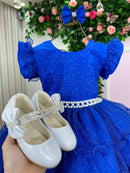 Vestido Ysa Kids Belinda Azul Royal