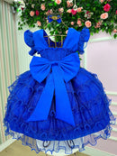 Vestido Ysa Kids Belinda Azul Royal