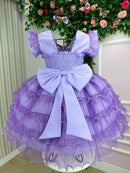 Vestido Ysa Kids Belinda Lilás