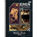 Caderno - 1 Matéria - Attack on Titan - 80 Fls - Foroni