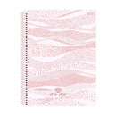 Caderno - 10 Matérias - Rosa Rose - 160 Fls - São Domingos.