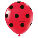 Balão Bexiga Temático 11" Bolinhas Poá  – 25 Unidades – Art Latex
