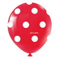 Balão Bexiga Temático 11" Bolinhas Poá  – 25 Unidades – Art Latex