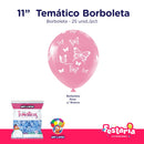 Balão Bexiga Temático 11" Chá de Bebê  – 25 Unidades – Art Latex