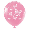 Balão Bexiga Temático 11" Borboletas  – 25 Unidades – Art Latex