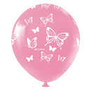 Balão Bexiga Temático 11" Borboletas  – 25 Unidades – Art Latex