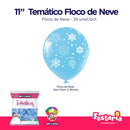 Balão Bexiga Temático 11" Chá de Bebê  – 25 Unidades – Art Latex