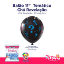 Balão Bexiga Temático 11" Chá Revelação – 25 Unidades – Art Latex