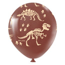 Balão Bexiga Temático 11" Dinossauros Sortidos  – 25 Unidades – Art Latex