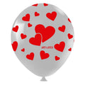 Balão Bexiga Temático 11" Love Amor  – 25 Unidades – Art Latex