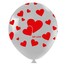 Balão Bexiga Temático 11" Love Amor  – 25 Unidades – Art Latex