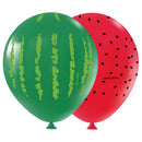Balão Bexiga Temático 11" Melancia Fruta – 25 Unidades – Art Latex