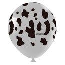 Balão Bexiga Temático 11" Vaca Vaquinha Fazenda – 25 Unidades – Art Latex