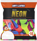 Balão Neon 16" Diversas Cores  – 12 Unid – Art Latex