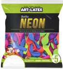 Balão Neon 5" Diversas Cores  – 25 Unid – Art Latex