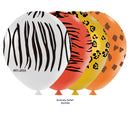 Balão Bexiga Temático 11" Animais Safari  – 25 Unidades – Art Latex