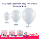 Kit 3 Pacotes Balões Bexigas Redondo Candy Profissional – 5" , 9" e 16" – Art Latex