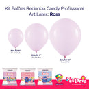 Kit 3 Pacotes Balões Bexigas Redondo Candy Profissional – 5" , 9" e 16" – Art Latex