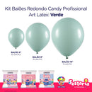 Kit 3 Pacotes Balões Bexigas Redondo Candy Profissional – 5" , 9" e 16" – Art Latex
