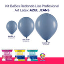 Kit 3 Pacotes Balões Bexigas Redondo Liso Profissional – 5" , 9" e 16" – Art Latex