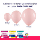 Kit 3 Pacotes Balões Bexigas Redondo Liso Profissional – 5" , 9" e 16" – Art Latex