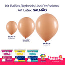 Kit 3 Pacotes Balões Bexigas Redondo Liso Profissional – 5" , 9" e 16" – Art Latex