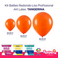 Kit 3 Pacotes Balões Bexigas Redondo Liso Profissional – 5" , 9" e 16" – Art Latex