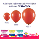 Kit 3 Pacotes Balões Bexigas Redondo Liso Profissional – 5" , 9" e 16" – Art Latex
