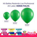 Kit 3 Pacotes Balões Bexigas Redondo Liso Profissional – 5" , 9" e 16" – Art Latex