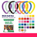 Balão Stick Ball Canudo Diversas Cores  – 50 Unid – Art Latex