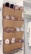 Sapateira de Porta Parede 8 e 10 Pares de Sapato Tênis TNT Resistente