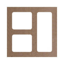 Kit 12 peças Painel Vazado Cobogó MDF modelo Berlim