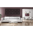 Kit 12 peças Painel Vazado Cobogó MDF modelo Caribe