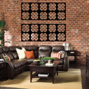 Kit 12 peças Painel Vazado Cobogó MDF modelo Jordânia
