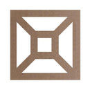 Kit 12 peças Painel Vazado Cobogó MDF modelo Petra