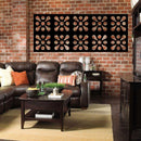 Kit 12 peças Painel Vazado Cobogó MDF modelo Tókio
