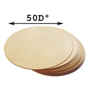 Kit com 10 Discos MDF liso 50Dº 3mm COD:KCIRC010