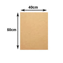 Kit com 10 Placas mdf lisa 3mm Tamanho 40X50CM